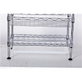 3 Tiers Chrome Metal Wire Kitchen Dish Holder Rack with Patent